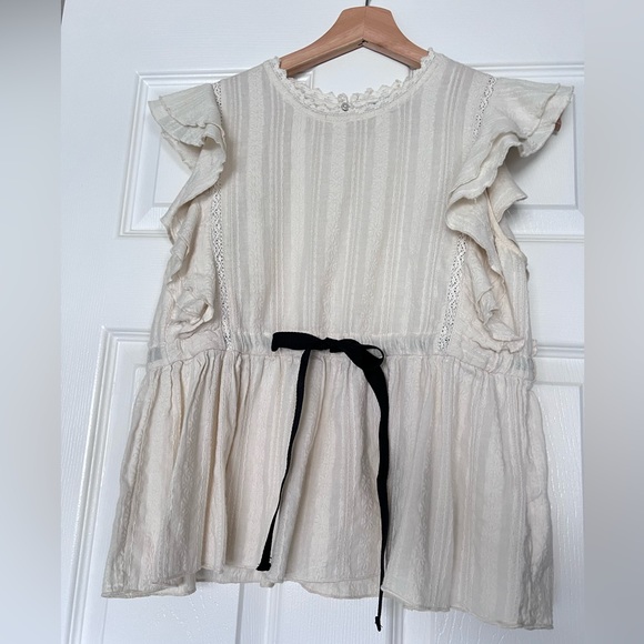 Zara Cream blouse/ Tunic - Picture 1 of 4